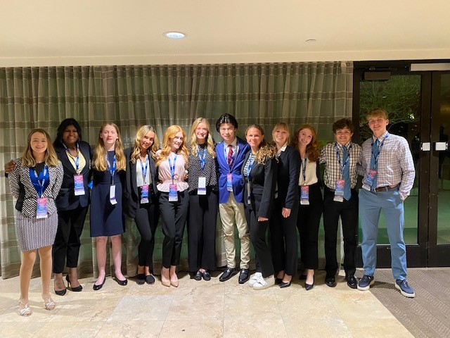 DECA Students at the State Competition in Orlando, Florida.