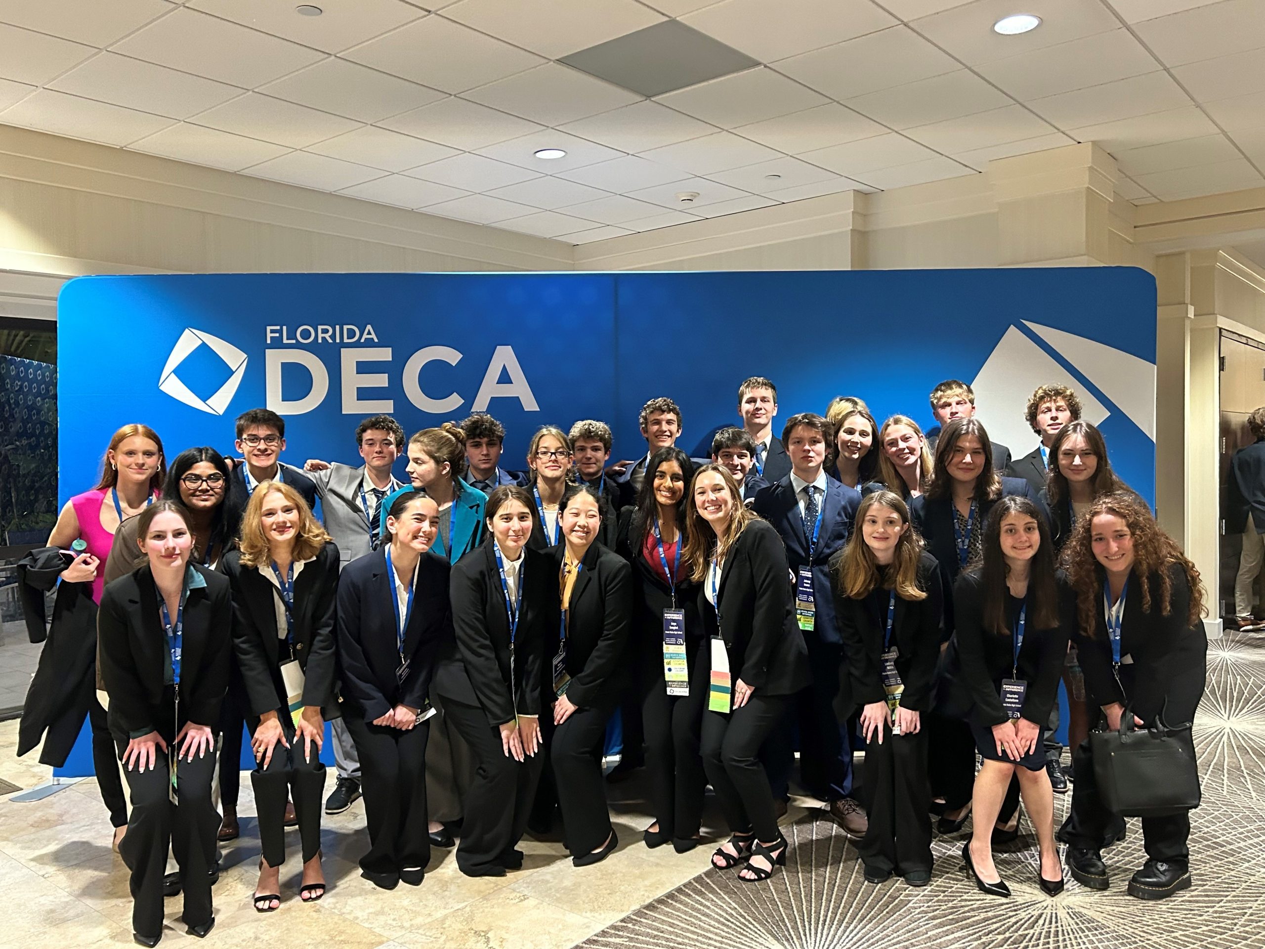 PVHS DECA contingent attends State DECA competition.
