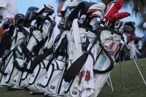 Golf Bags Closeup