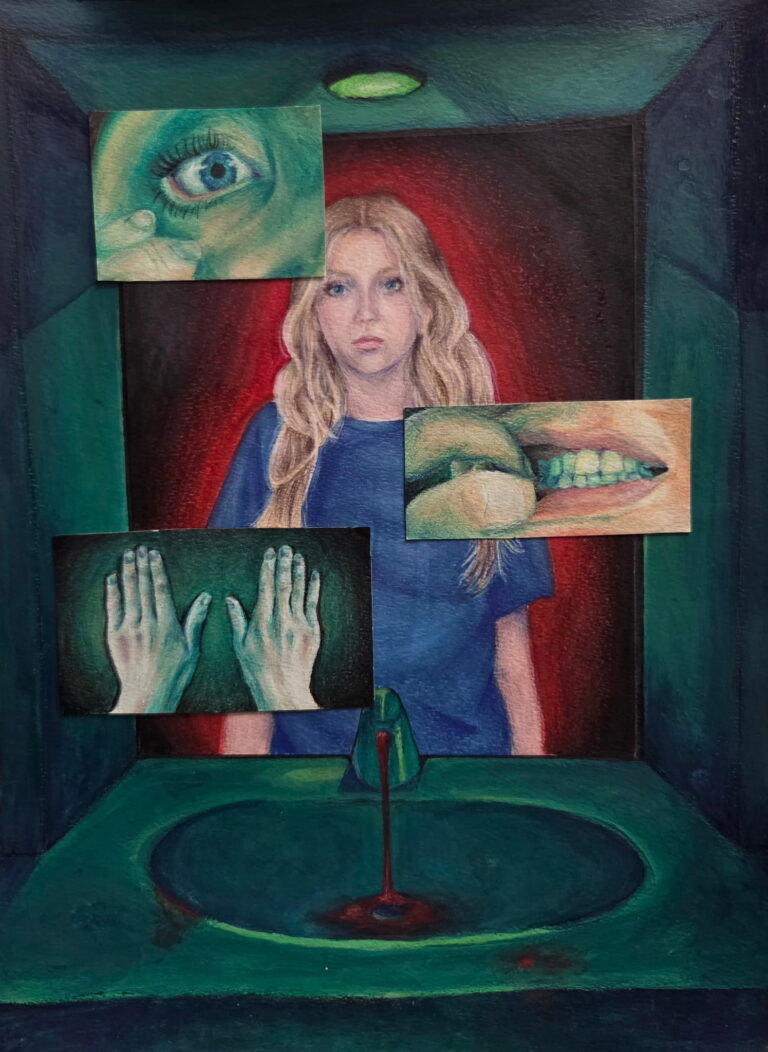 Ashley Aipperspach / 2nd place/ 2-D Mixed Media