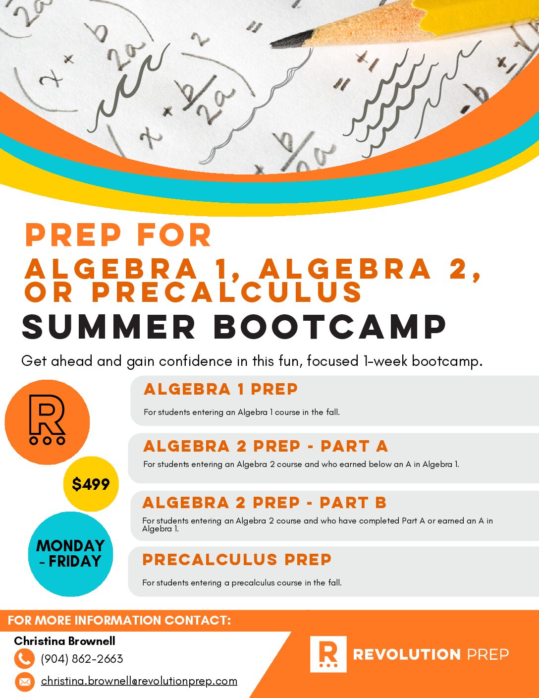 CB 2026 Math Summer Bootcamps